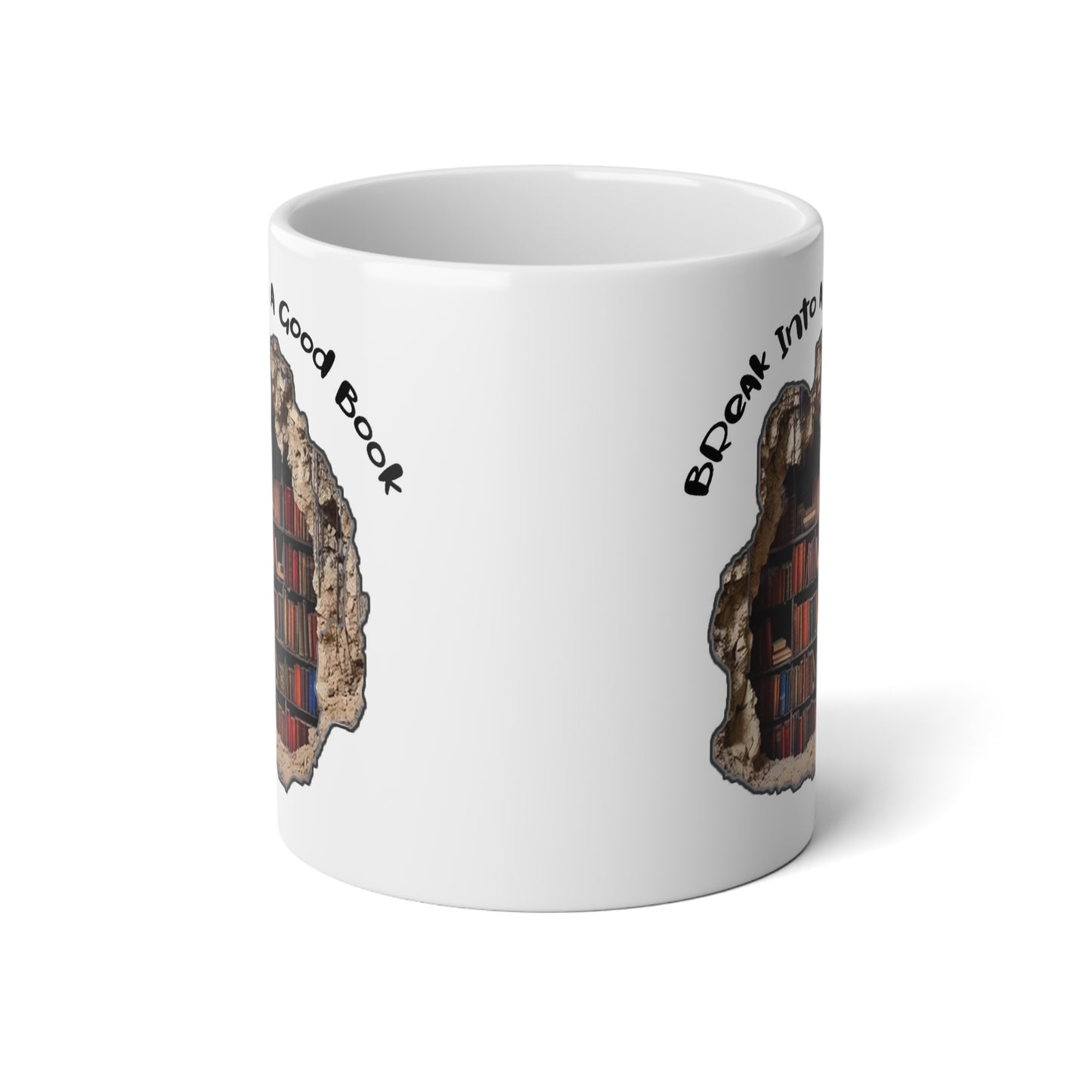 Book Lover Mug, 20oz - Break Into Books Design