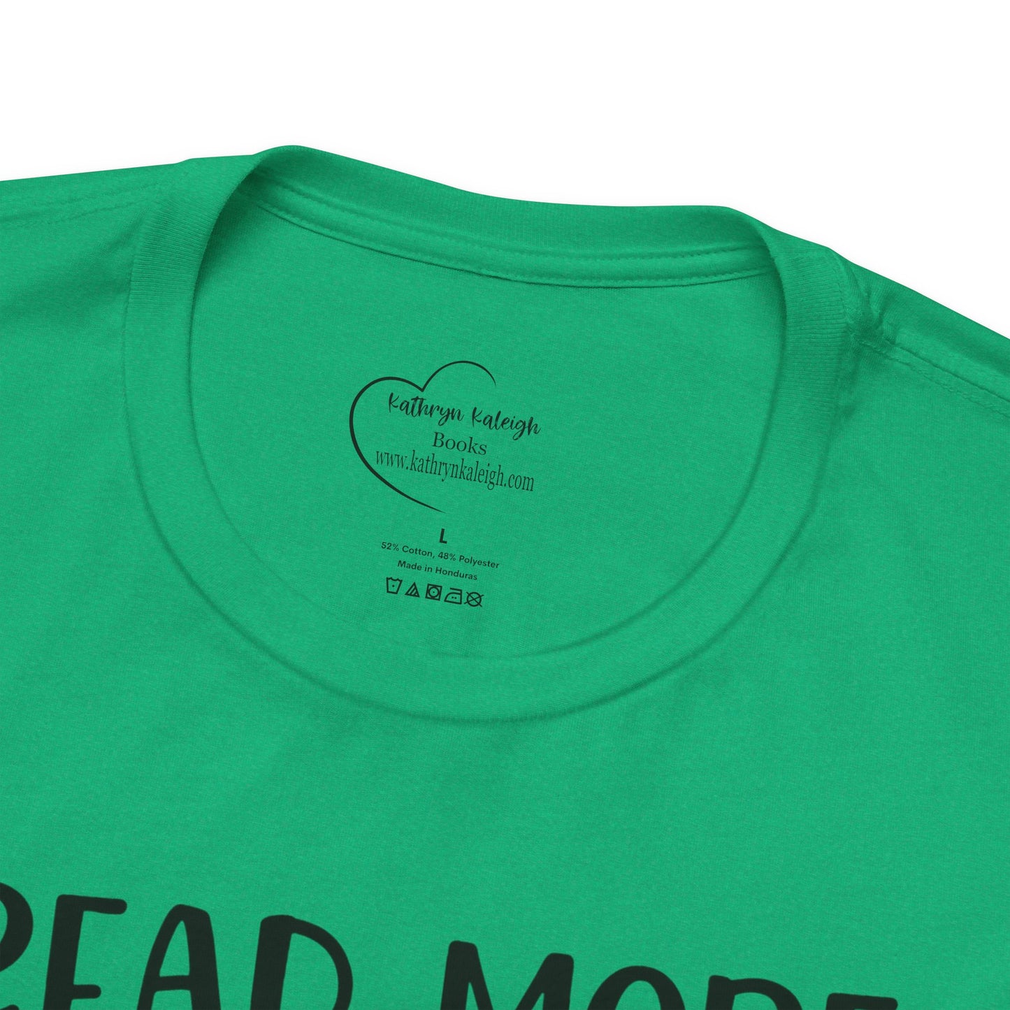 Book Lover T-shirt - Read More Worry Less Unisex Tee