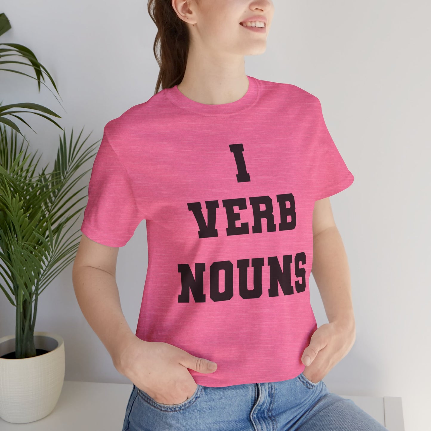 "I VERB NOUNS" Writer Inspired Unisex T-Shirt