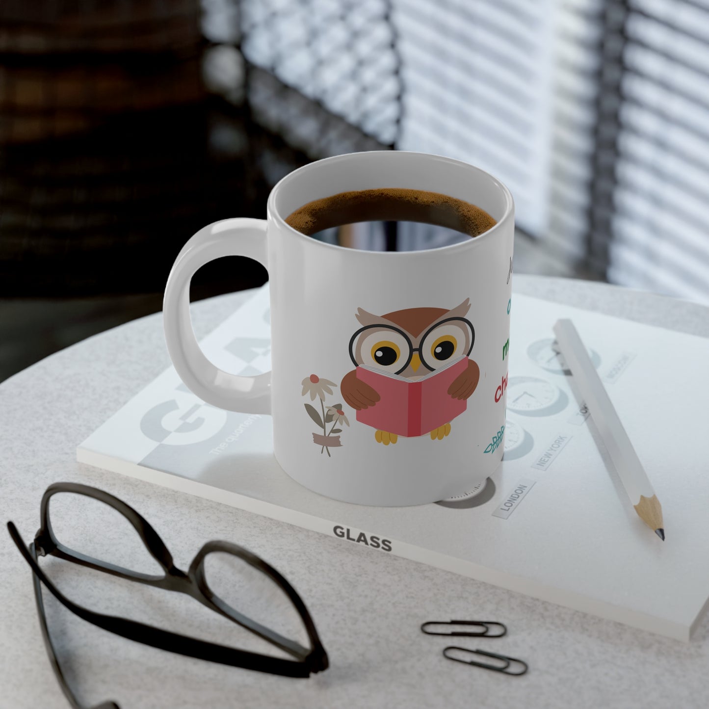 Mug | Just One More Chapter | Jumbo Mug, 20oz - Just One More Chapter Quote