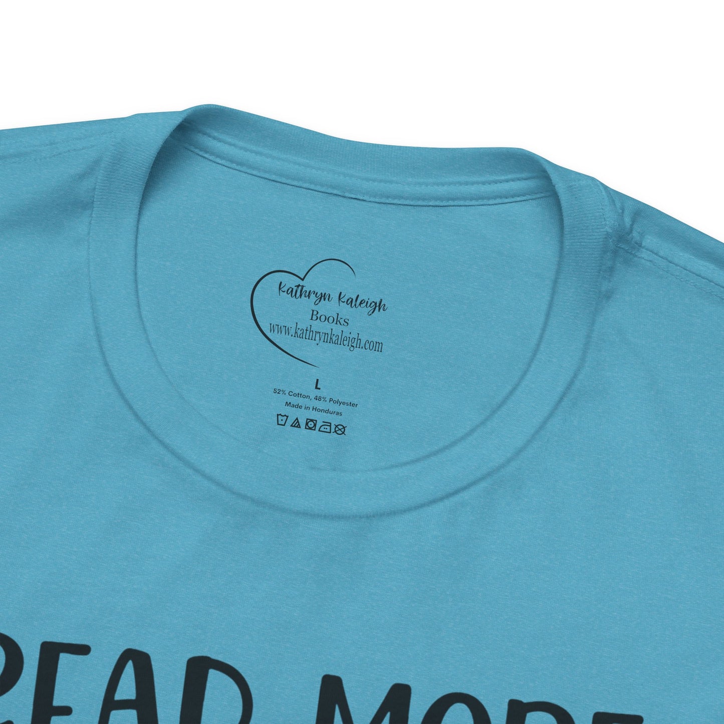 Book Lover T-shirt - Read More Worry Less Unisex Tee