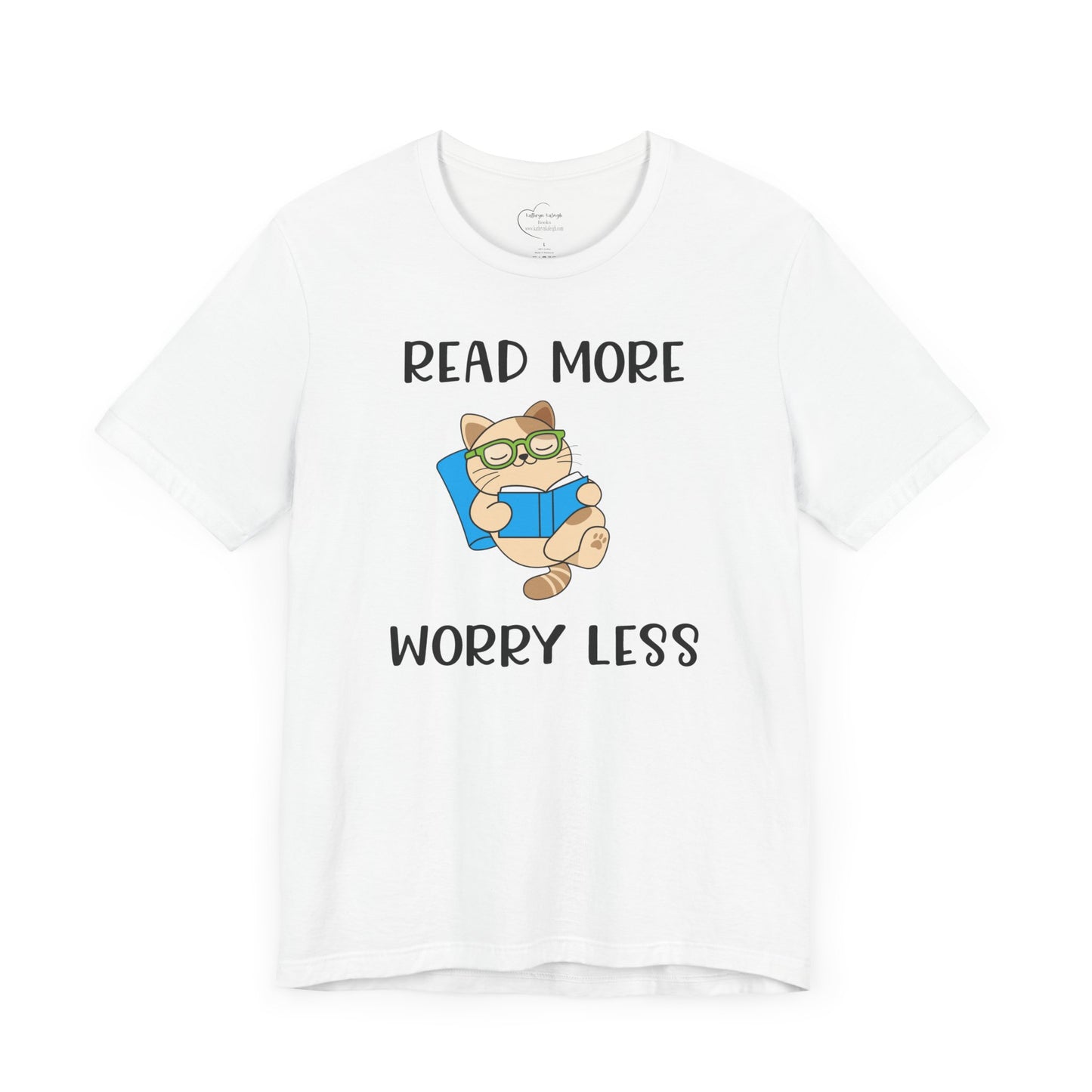 Book Lover T-shirt - Read More Worry Less Unisex Tee