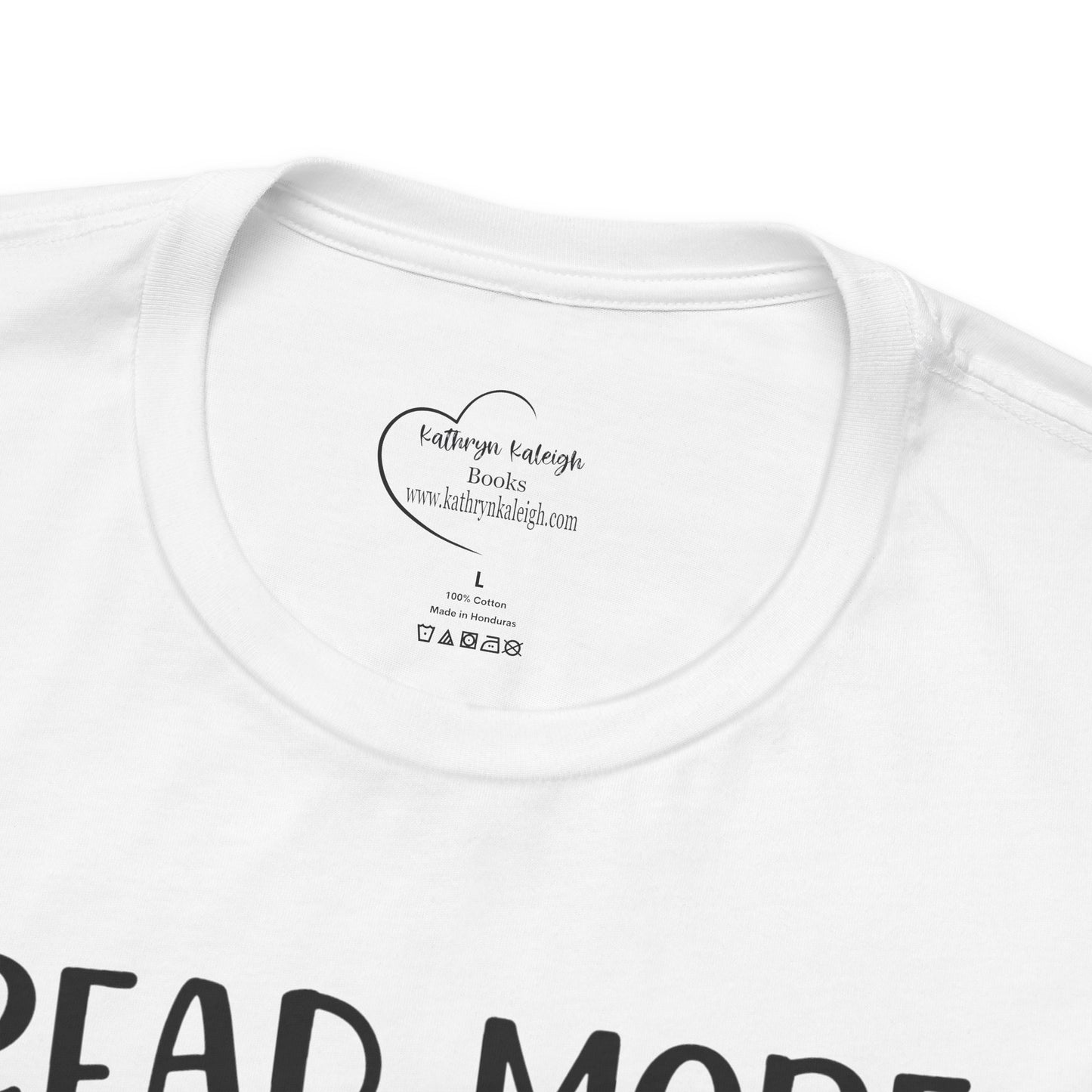 Book Lover T-shirt - Read More Worry Less Unisex Tee