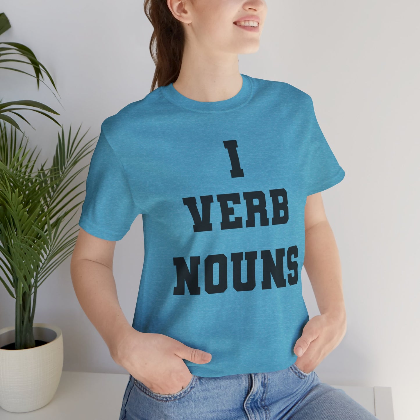 "I VERB NOUNS" Writer Inspired Unisex T-Shirt
