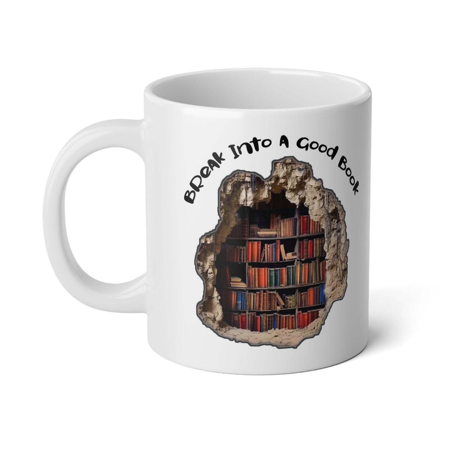 Book Lover Mug, 20oz - Break Into Books Design