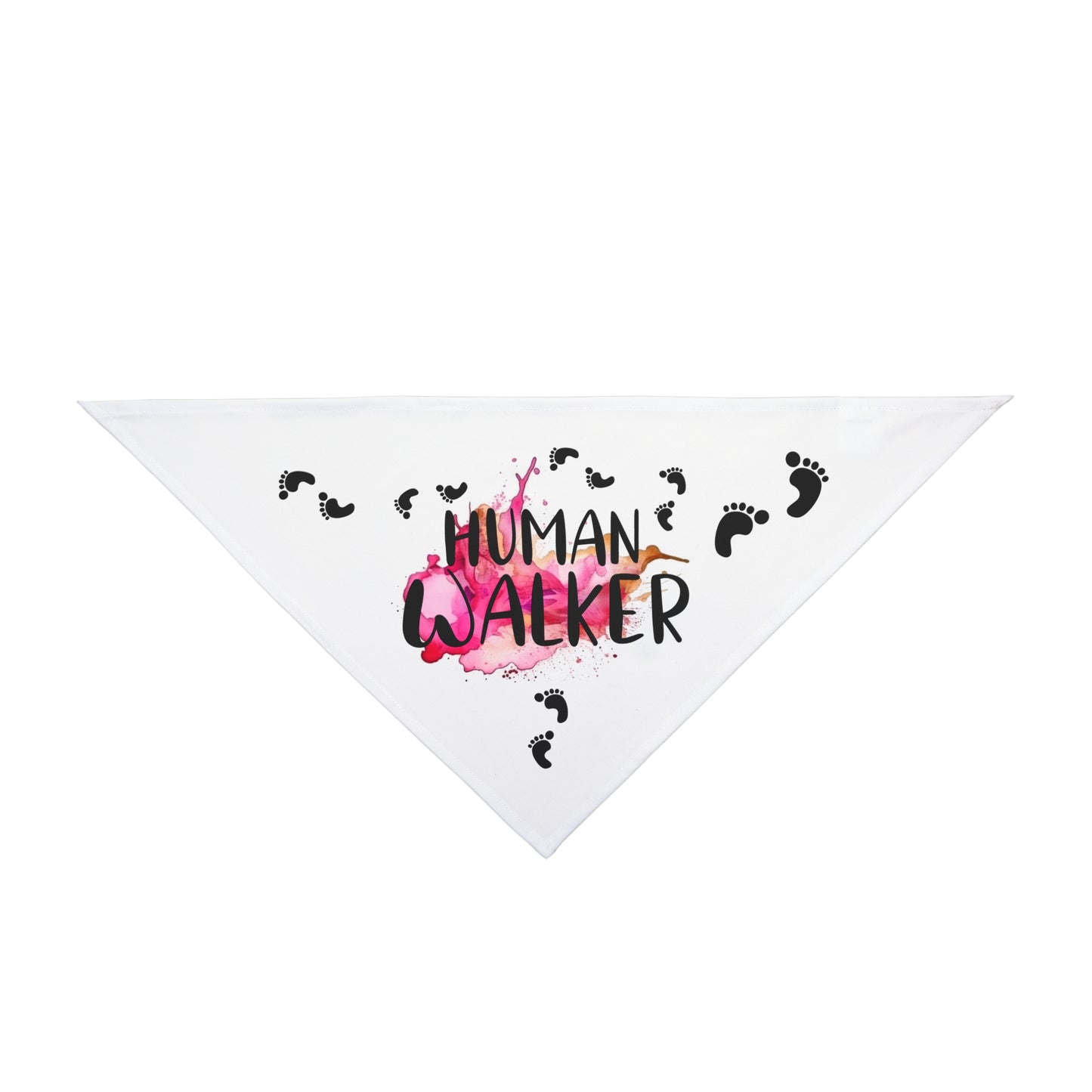 Pet Bandana Human Walker Quote